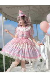 Mademoiselle Pearl Sanrio My Melody Amusement Park Themed Blouse JSK and OP(Reservation/Full Payment Without Shipping)
